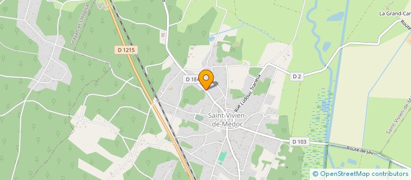 localisation de l'entreprise SCI DES TROIS LOUPS  SAINT-VIVIEN-DE-MEDOC