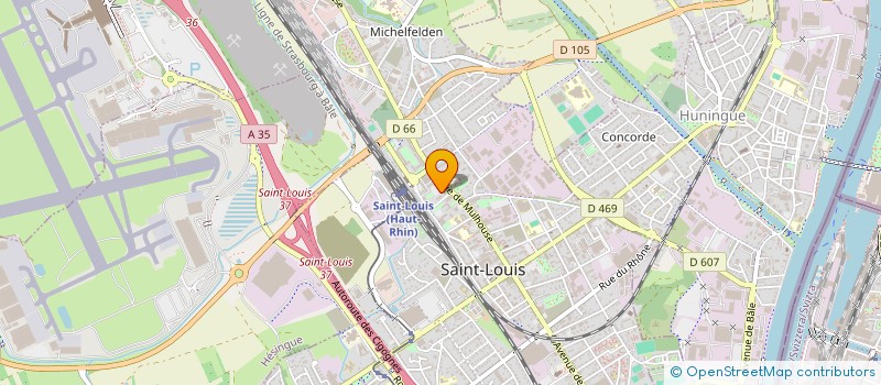 localisation de l'entreprise SCI DES TROIS LYS  SAINT-LOUIS