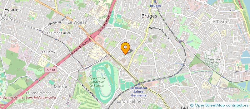 localisation de l'entreprise SCI DES TROIS LYS  BRUGES