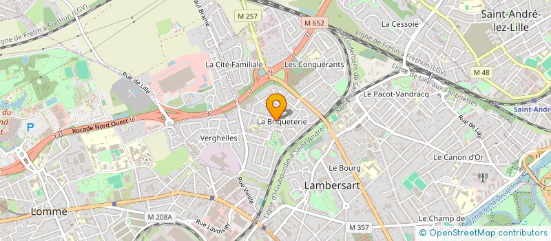 localisation de l'entreprise SCI DES TROIS MA à LAMBERSART