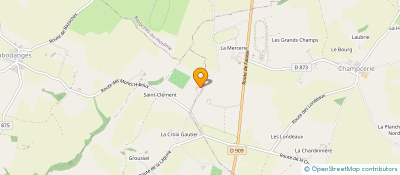 localisation de l'entreprise SCI DES TROIS MAISONS à NEUVY-AU-HOULME
