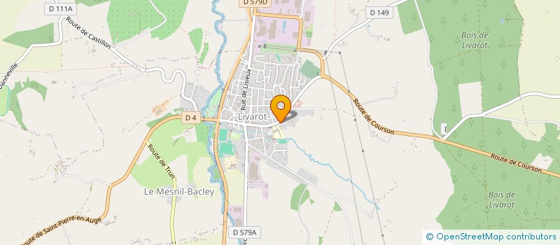 localisation de l'entreprise SCI DES TROIS MAISONS  LIVAROT-PAYS-D'AUGE