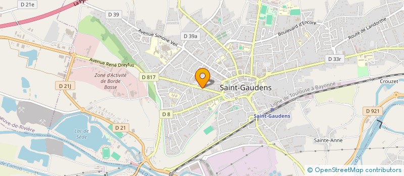 localisation de l'entreprise SCI DES TROIS MARECHAUX  SAINT-GAUDENS