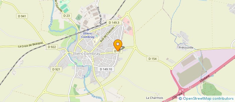 localisation de l'entreprise SCI DES TROIS MARIES à ILLIERS-COMBRAY
