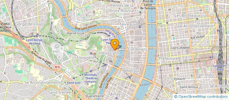 localisation de l'entreprise SCI DES TROIS MARIES  LYON