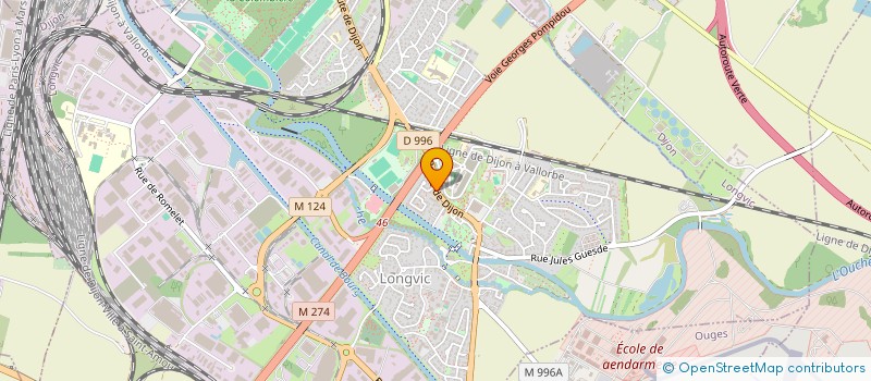 localisation de l'entreprise SCI DES TROIS MARRONNIERS  LONGVIC