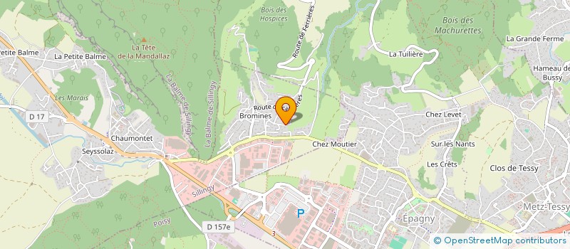 localisation de l'entreprise SCI DES TROIS MATS  SILLINGY