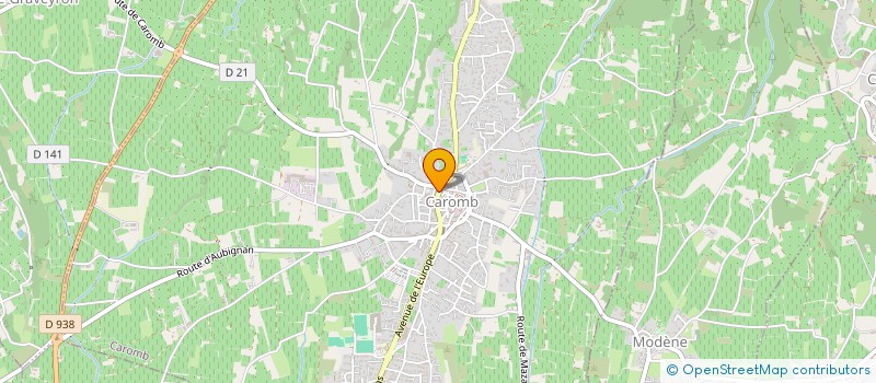 localisation de l'entreprise SCI DES TROIS MERVEILLES  CAROMB