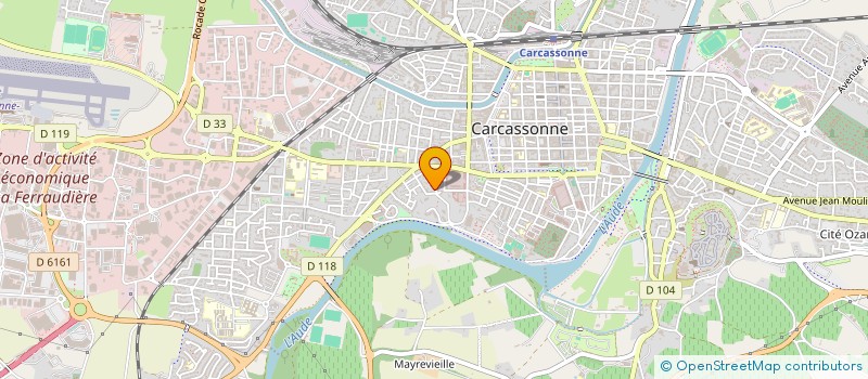 localisation de l'entreprise SCI DES TROIS MONTS à CARCASSONNE