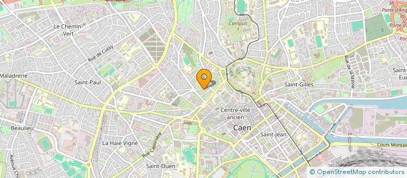 localisation de l'entreprise SCI DES TROIS MONTS à CAEN