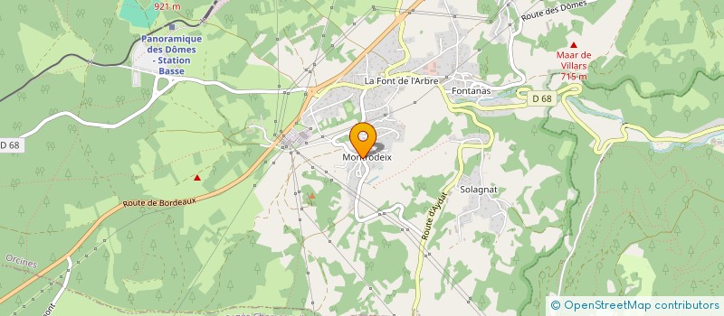 localisation de l'entreprise SCI DES TROIS MOUFLONS  ORCINES