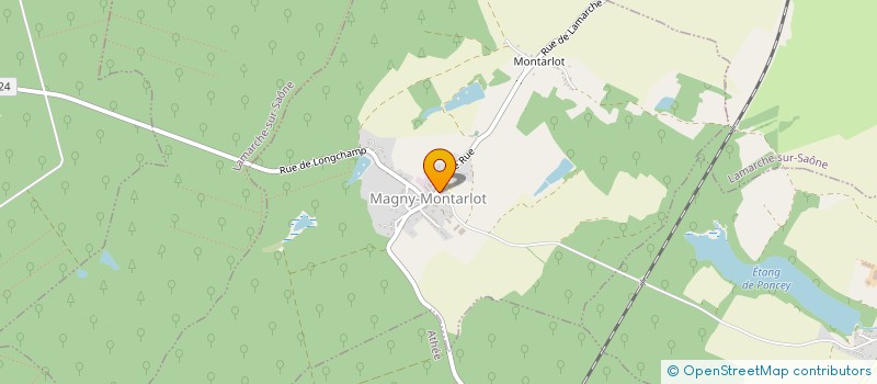 localisation de l'entreprise SCI DES TROIS NOYERS  MAGNY-MONTARLOT