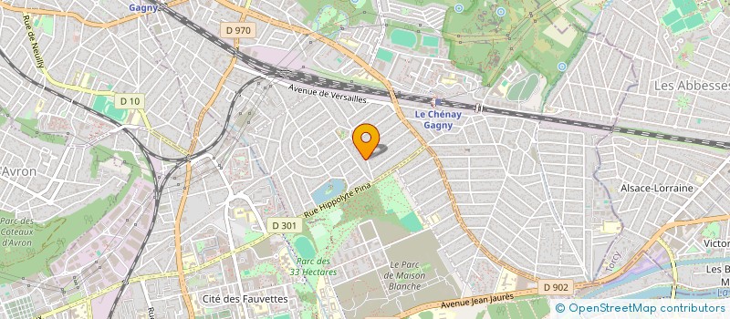 localisation de l'entreprise SCI DES TROIS NOYERS à GAGNY