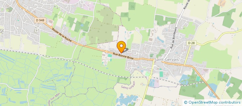 localisation de l'entreprise SCI DES TROIS OURS  SAINT-GERVAIS