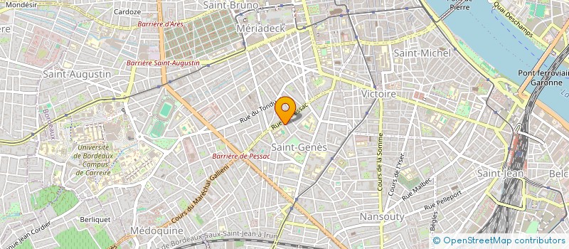 localisation de l'entreprise SCI DES TROIS PIERRE  SOUSTONS