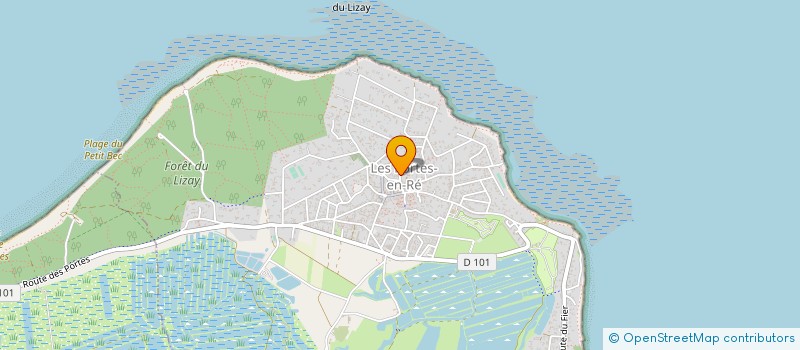 localisation de l'entreprise SCI DES TROIS PINS  LES PORTES-EN-RE