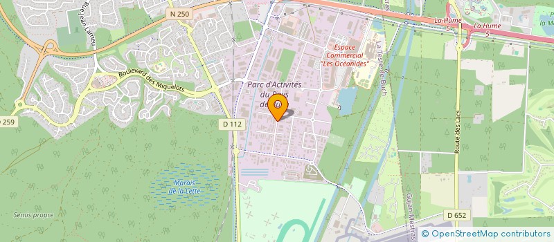 localisation de l'entreprise SCI DES TROIS PINS à LA TESTE-DE-BUCH