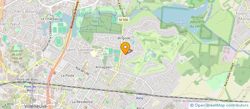 localisation de l'entreprise SCI DES TROIS POINTS à VILLENEUVE-D'ASCQ