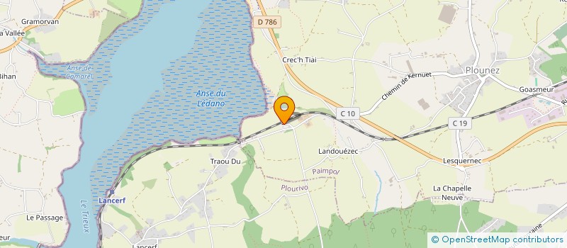 localisation de l'entreprise SCI DES TROIS PONTS  PAIMPOL