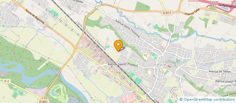 localisation de l'entreprise SCI DES TROIS PONTS  LESCAR