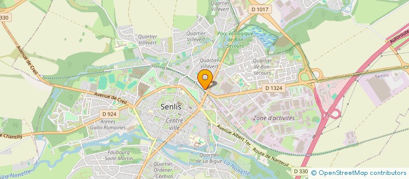 localisation de l'entreprise SCI DES TROIS POTS D'ETAIN  SENLIS