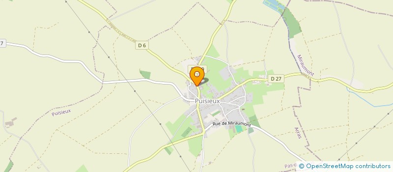 localisation de l'entreprise SCI DES TROIS PUITS  PUISIEUX