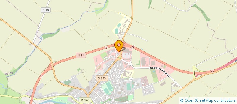 localisation de l'entreprise SCI DES TROIS RENARDS  RETHEL