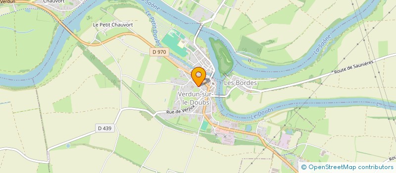 localisation de l'entreprise SCI DES TROIS RIVIERES à VERDUN-SUR-LE-DOUBS