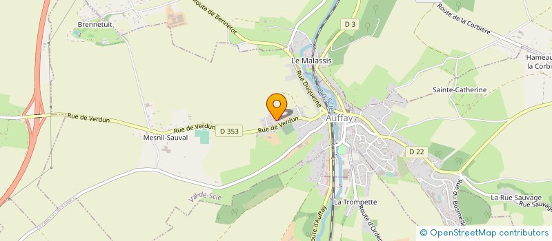 localisation de l'entreprise SCI DES TROIS RIVIERES à VAL-DE-SCIE