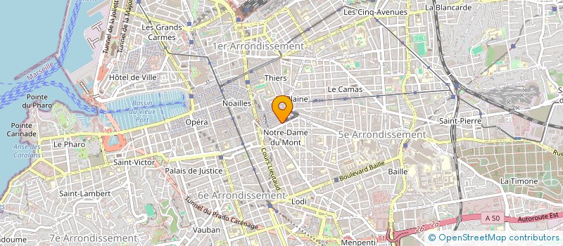 localisation de l'entreprise SCI DES TROIS ROIS BARTHELEMY  MARSEILLE