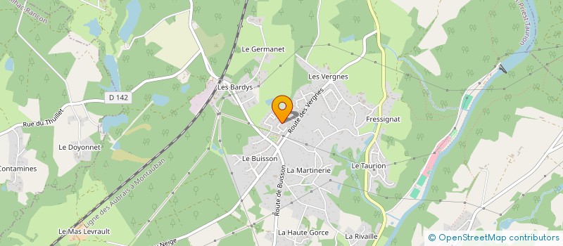 localisation de l'entreprise SCI DES TROIS RUCHES  SAINT-PRIEST-TAURION