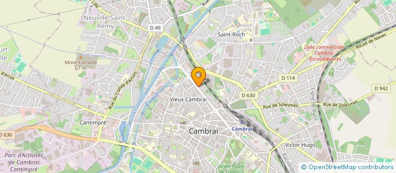 localisation de l'entreprise SCI DES TROIS RUES à CAMBRAI