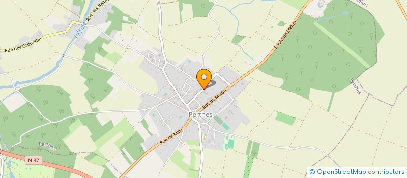 localisation de l'entreprise SCI DES TROIS SAULES  PERTHES