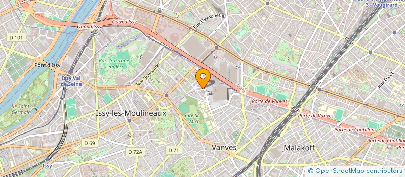 localisation de l'entreprise SCI DES TROIS SOEURS à ISSY-LES-MOULINEAUX
