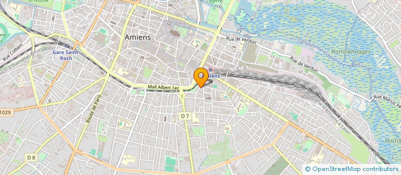 localisation de l'entreprise SCI DES TROIS SOLEILS à AMIENS