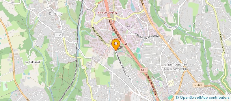 localisation de l'entreprise SCI DES TROIS SOLEILS  ECULLY