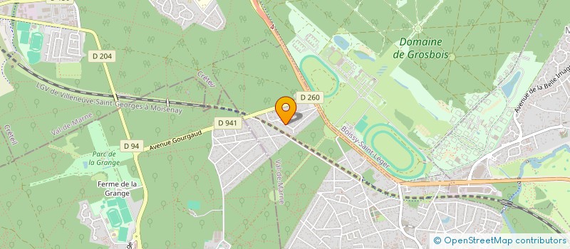 localisation de l'entreprise SCI DES TROIS TILLEULS  VILLECRESNES