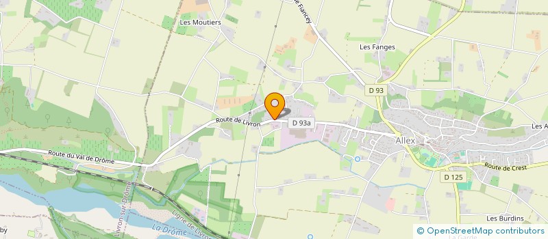 localisation de l'entreprise SCI DES TROIS TOURS  ALLEX