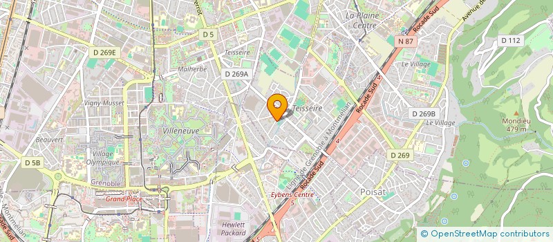 localisation de l'entreprise SCI DES TROIS TRESORS  SAINT-MARTIN-D'HERES