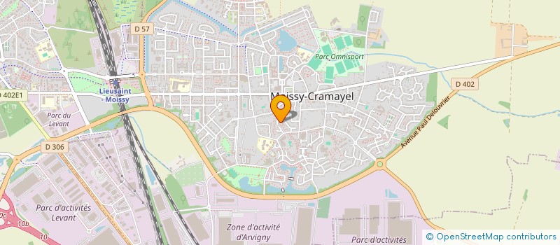 localisation de l'entreprise SCI DES TROIS V à MOISSY-CRAMAYEL