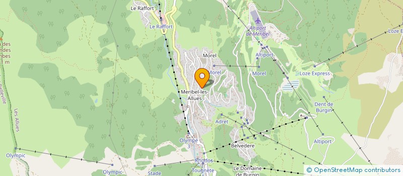 localisation de l'entreprise SCI DES TROIS VALLEES à LES ALLUES