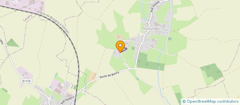 localisation de l'entreprise SCI DES TROIS VILLES  TROISVILLES