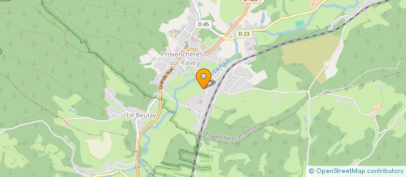 localisation de l'entreprise SCI DES TROIS VILLES  PROVENCHERES-ET-COLROY