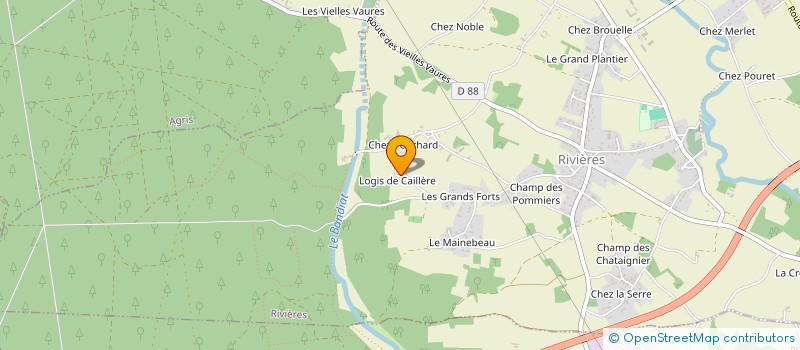 localisation de l'entreprise SCI DES TUFFAS à MOULINS-SUR-TARDOIRE