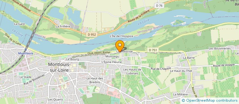 localisation de l'entreprise SCI DES TUFFEAUX DE MONTLOUIS à MONTLOUIS-SUR-LOIRE