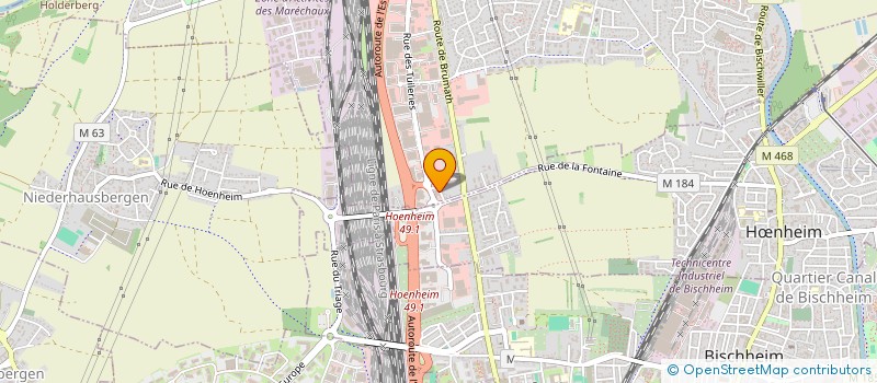 localisation de l'entreprise SCI DES TUILERIES  SOUFFELWEYERSHEIM