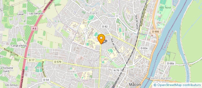 localisation de l'entreprise SCI DES TUILERIES  MACON