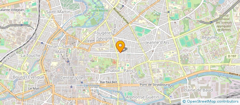 localisation de l'entreprise SCI DES TULIPES  RENNES