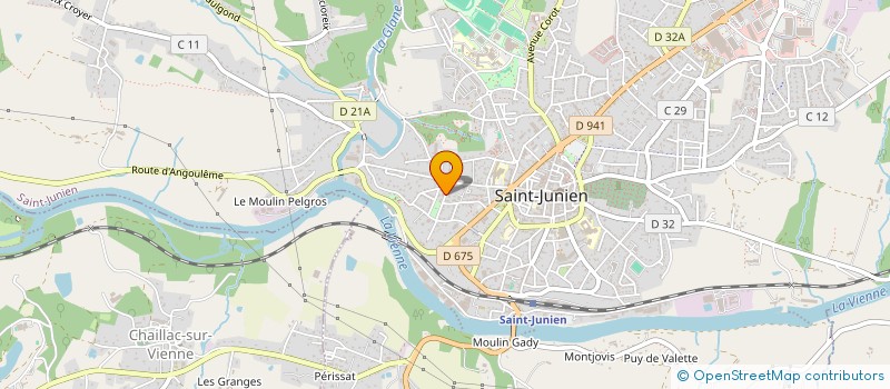 localisation de l'entreprise SCI DES TULIPES à SAINT-JUNIEN