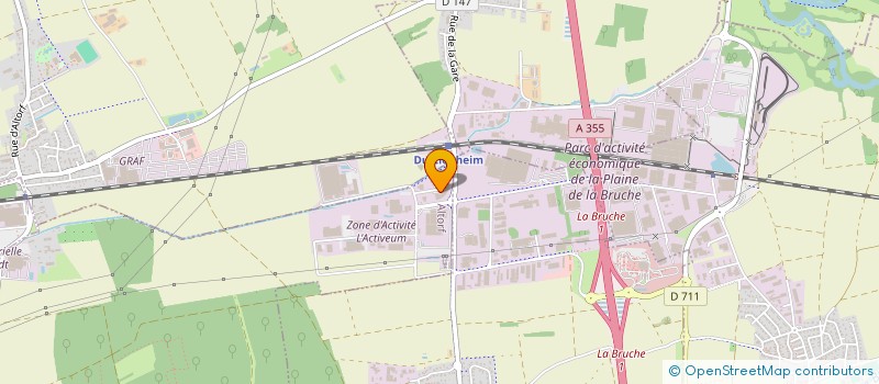 localisation de l'entreprise SCI DES TULIPES  ALTORF